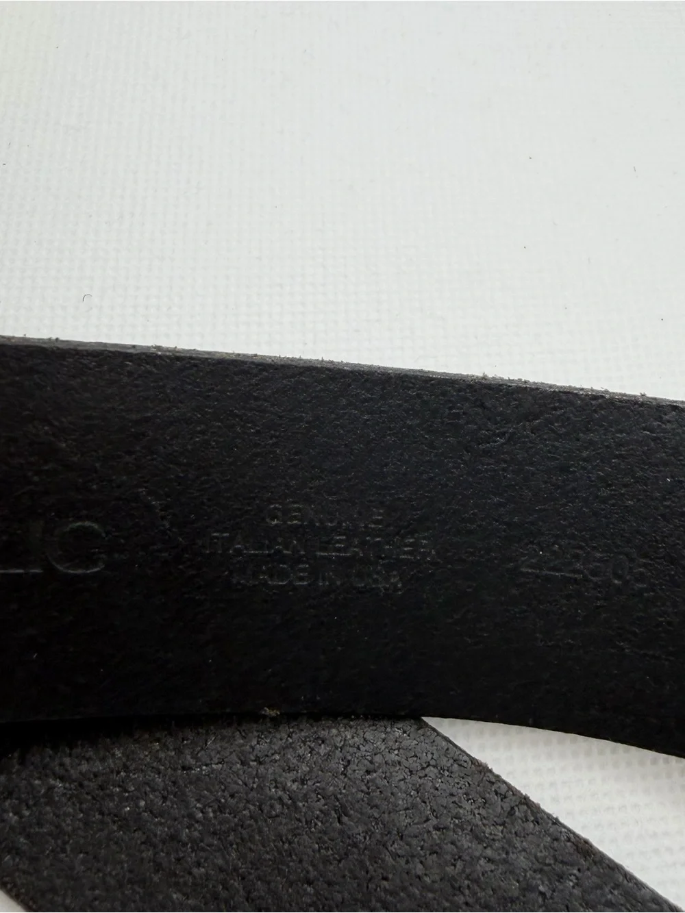 MEN'S BANANA REPUBLIC BLACK GENUINE LEATHER BELT SIZE 34 inches XS